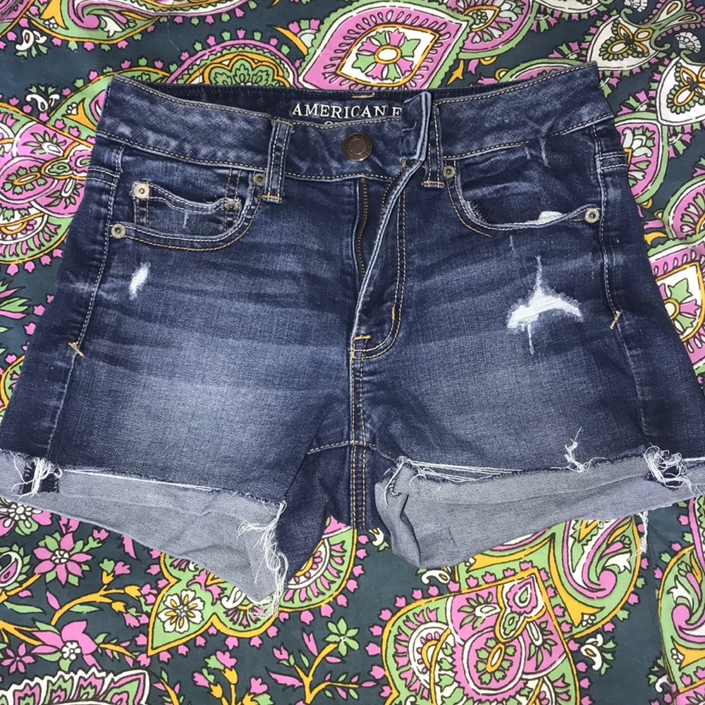 American Eagle Super Stretch High Raise Shorts